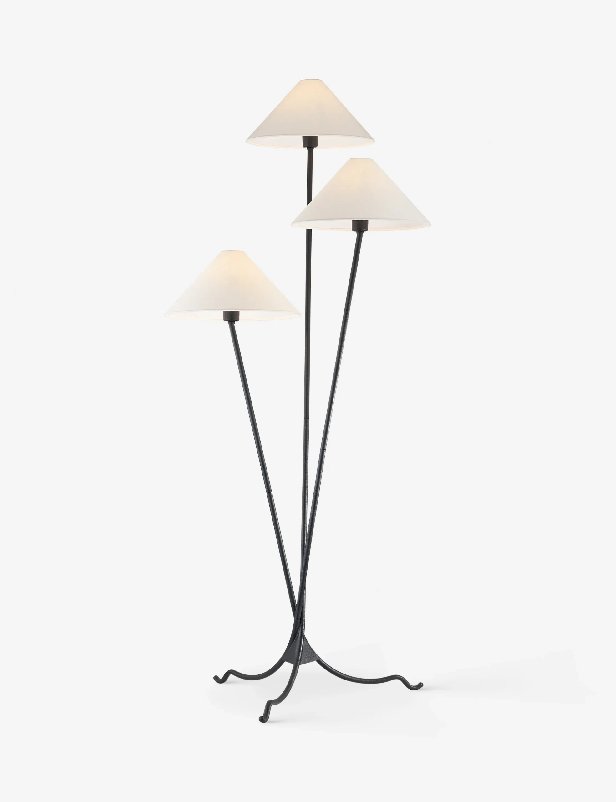 Cedar Floor Lamp Contemporary Standing Lamp by for Living Room or Bedroom - Image 3