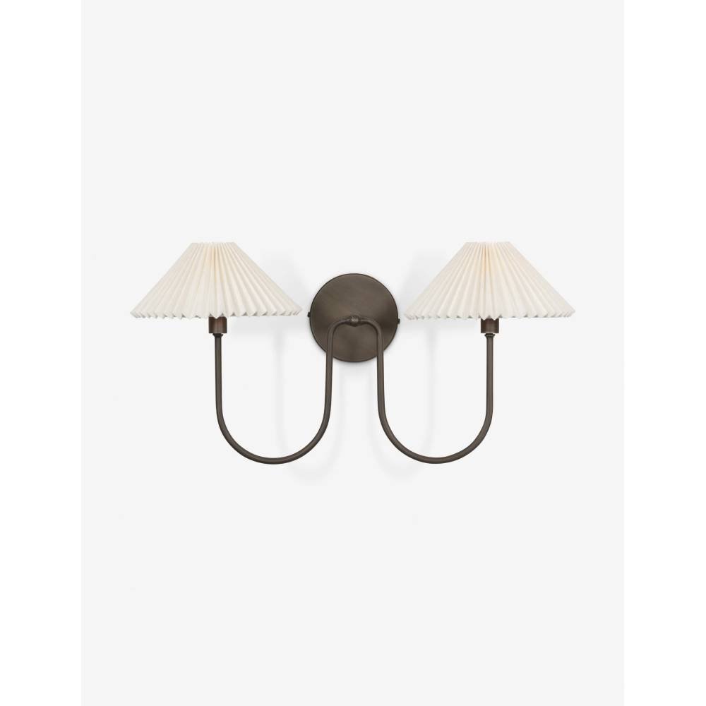 McVea Double Sconce Modern Wall Lighting Fixture for Bathroom, Bedroom, or Hallway